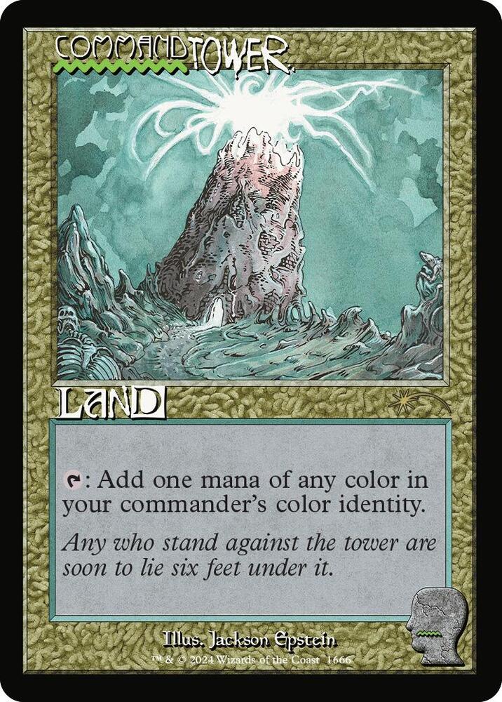 Command Tower 1666 card from Secret Lair Drop Series