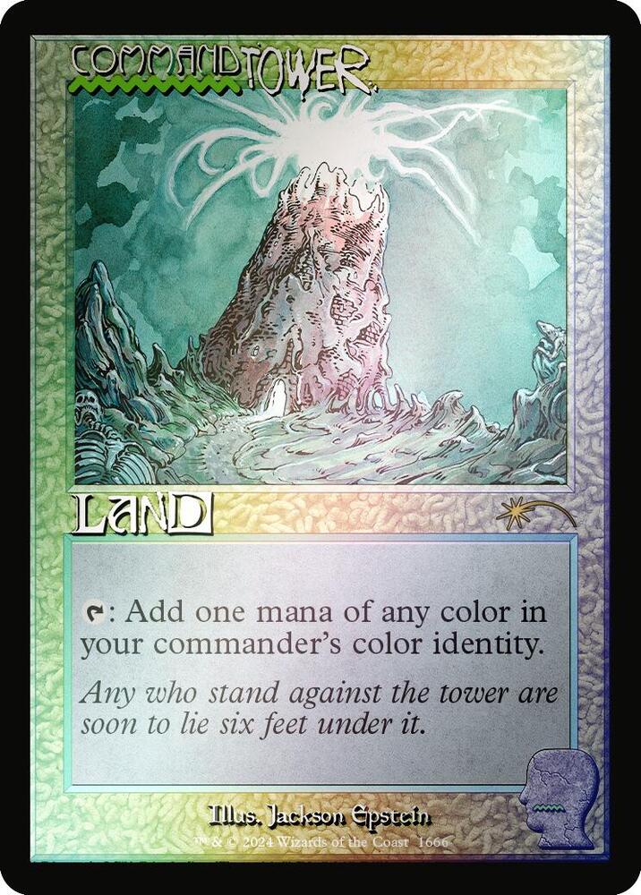 Command Tower (Rainbow Foil) 1666 card from Secret Lair Drop Series