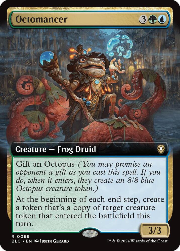 Octomancer (Extended Art) 69 card from Commander: Bloomburrow