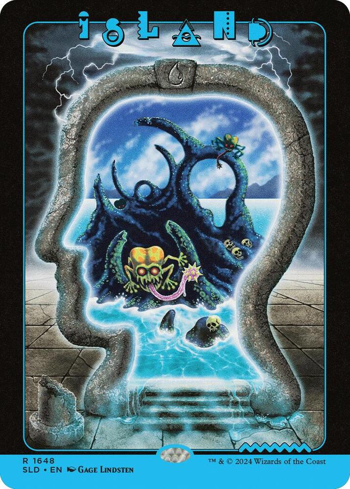 Island 1648 card from Secret Lair Drop Series