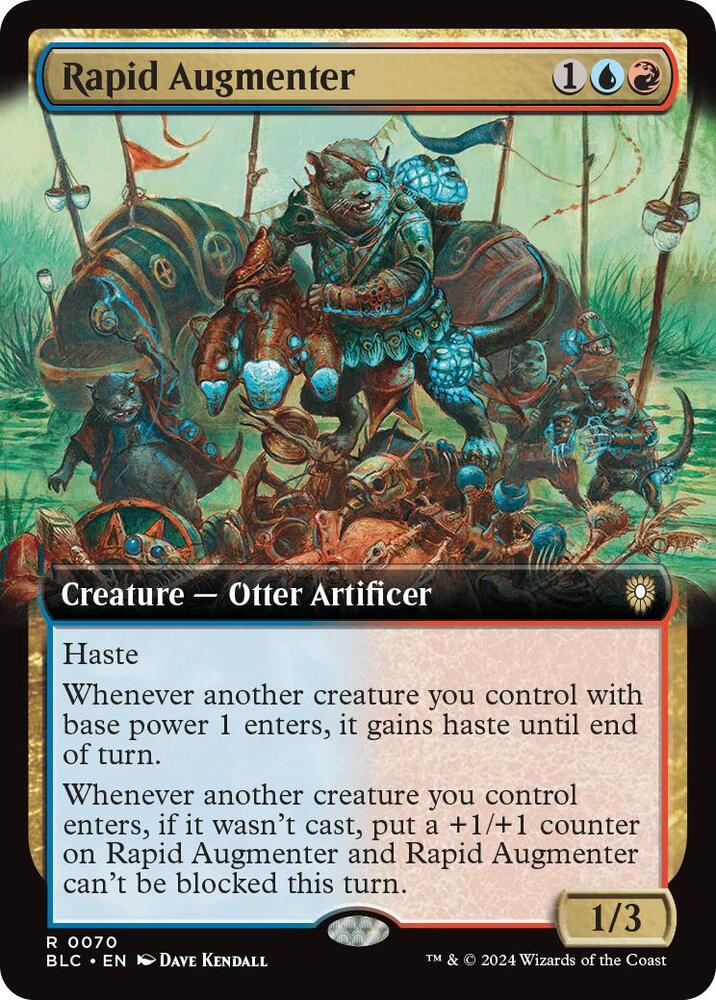 Rapid Augmenter (Extended Art) 70 card from Commander: Bloomburrow