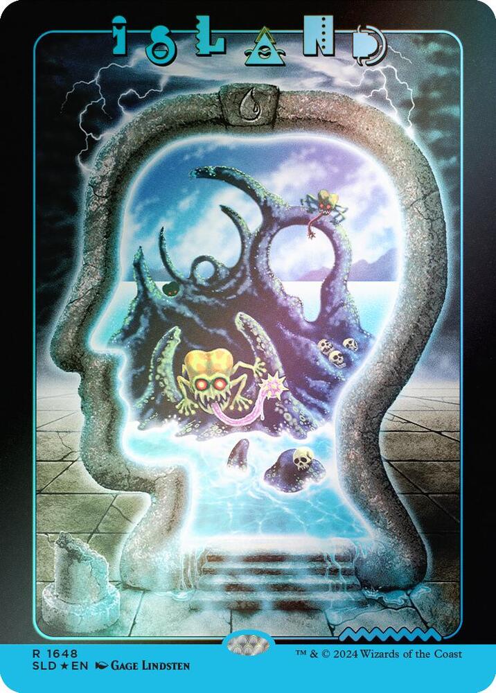 Island (Rainbow Foil) 1648 card from Secret Lair Drop Series