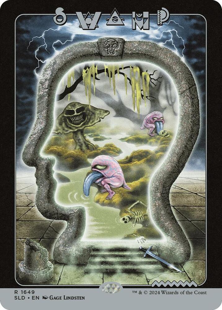 Swamp 1649 card from Secret Lair Drop Series