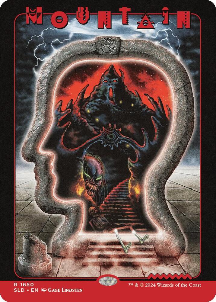 Mountain 1650 card from Secret Lair Drop Series