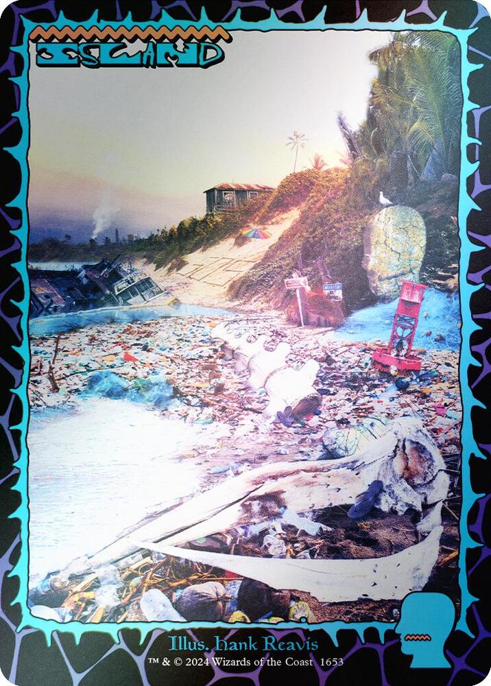 Island (Rainbow Foil) 1653 card from Secret Lair Drop Series
