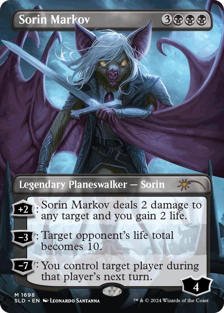 Sorin Markov 1698 card from Secret Lair Drop Series