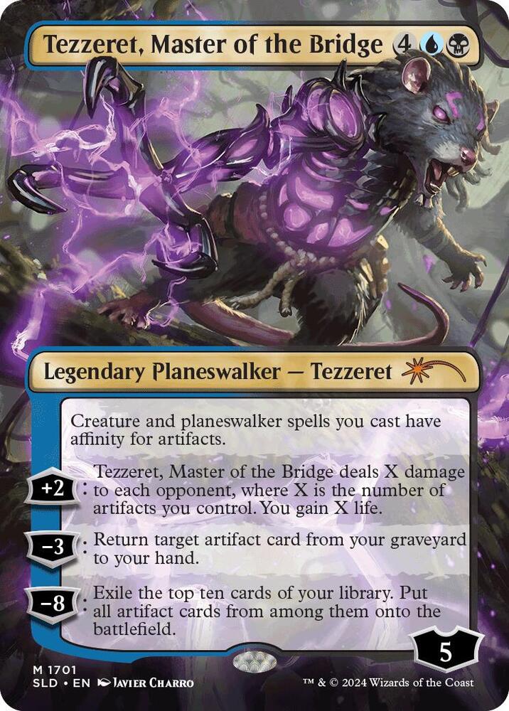 Tezzeret, Master of the Bridge 1701 card from Secret Lair Drop Series