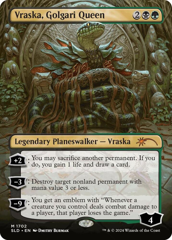 Vraska, Golgari Queen 1702 card from Secret Lair Drop Series