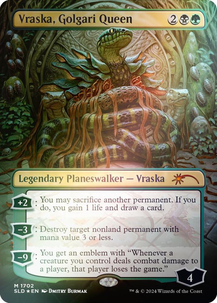 Vraska, Golgari Queen (Rainbow Foil) 1702 card from Secret Lair Drop Series