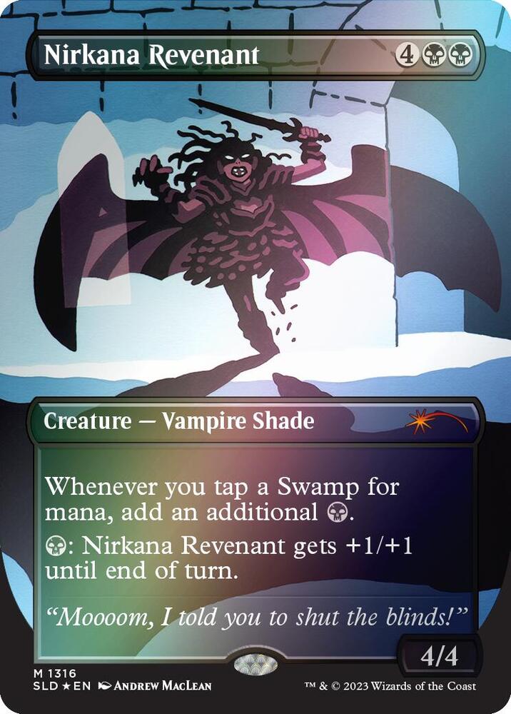 Nirkana Revenant (Rainbow Foil) 1316 card from Secret Lair Drop Series