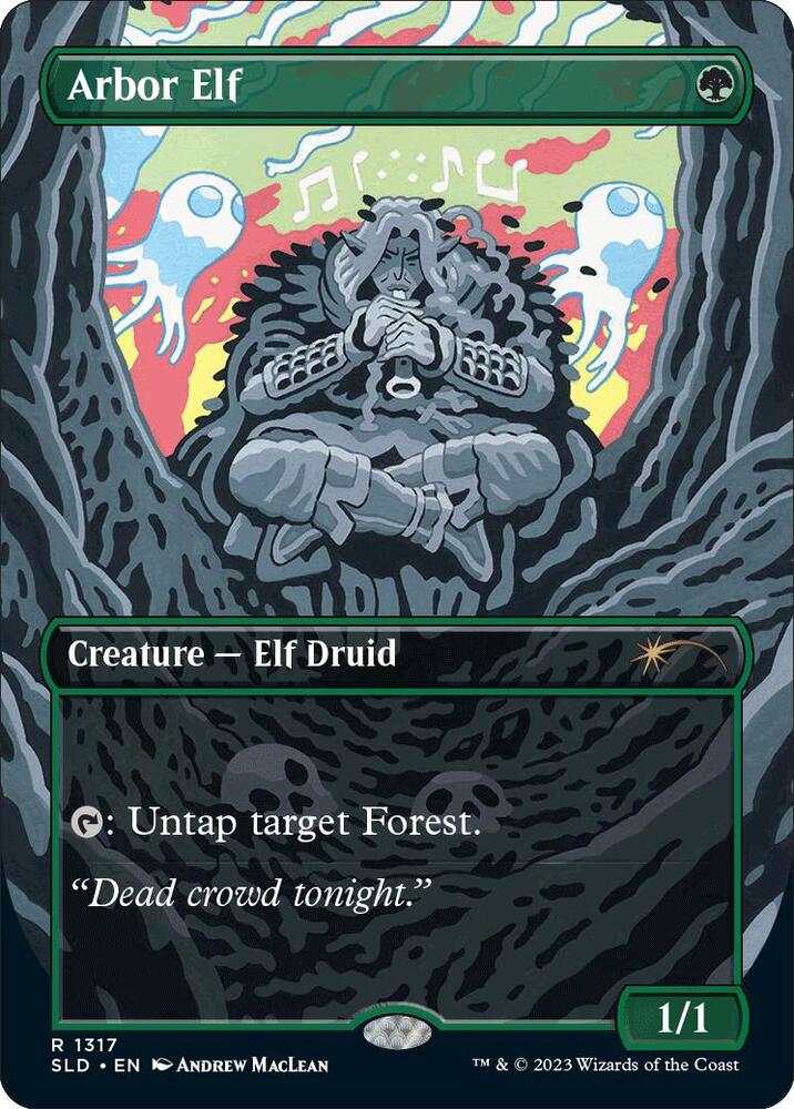 Arbor Elf 1317 card from Secret Lair Drop Series