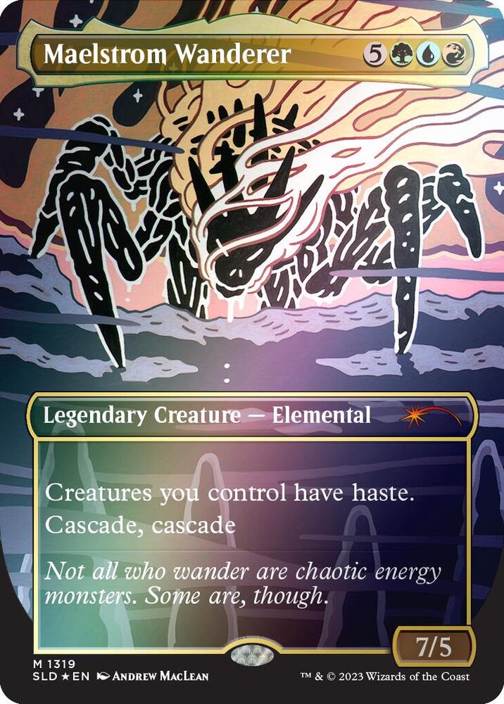Maelstrom Wanderer (Rainbow Foil) 1319 card from Secret Lair Drop Series