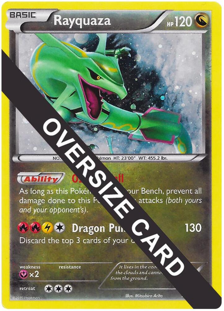 Rayquaza XY64 card from Jumbo Cards