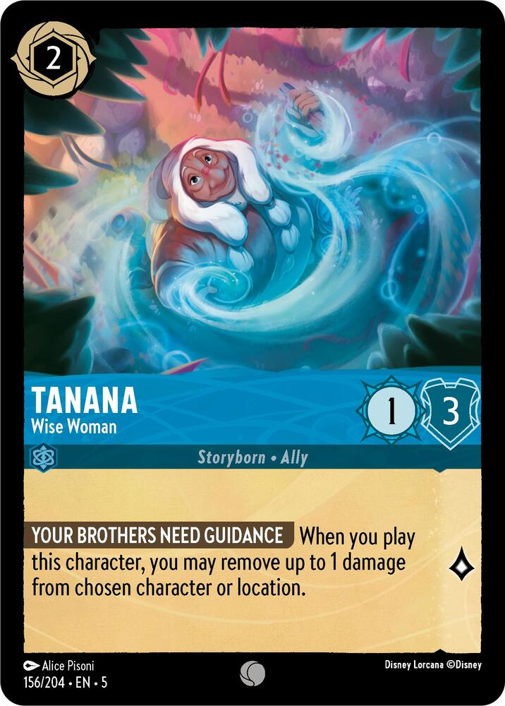 Tanana - Wise Woman 156/204 card from Shimmering Skies