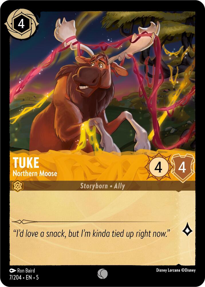 Tuke - Northern Moose 7/204 card from Shimmering Skies