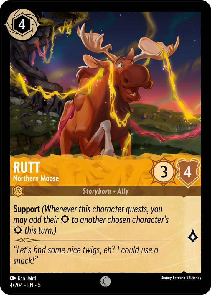 Rutt - Northern Moose 4/204 card from Shimmering Skies