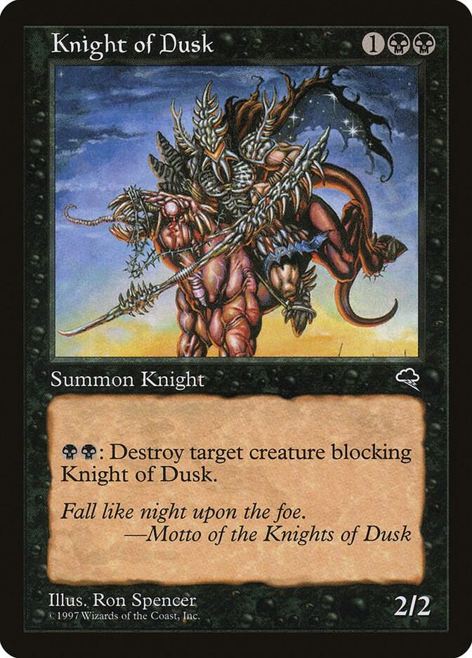 Knight of Dusk 140 card from Tempest