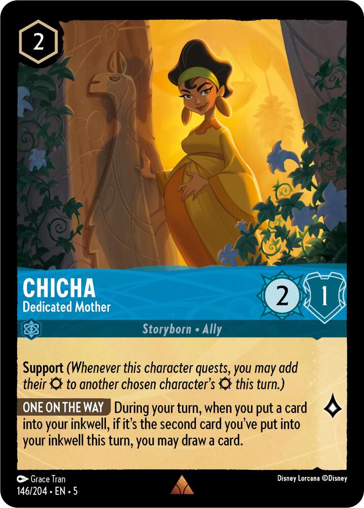 Chicha - Dedicated Mother 146/204 card from Shimmering Skies