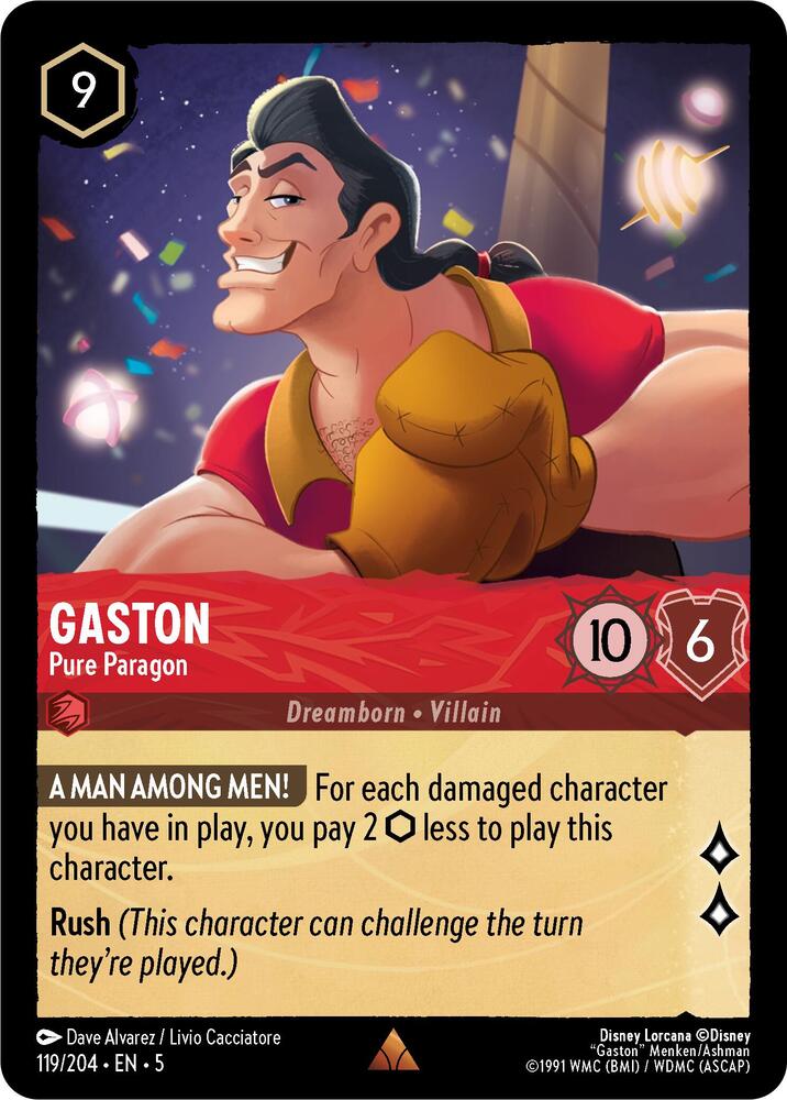 Gaston - Pure Paragon 119/204 card from Shimmering Skies