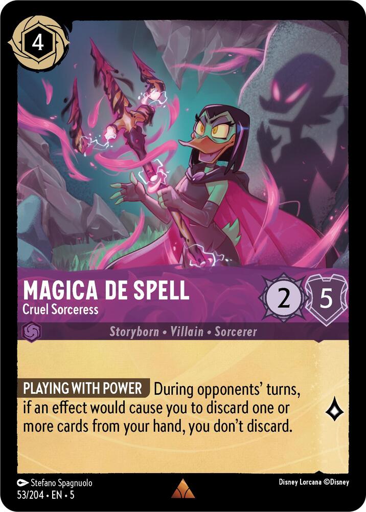 Magica De Spell - Cruel Sorceress 53/204 card from Shimmering Skies