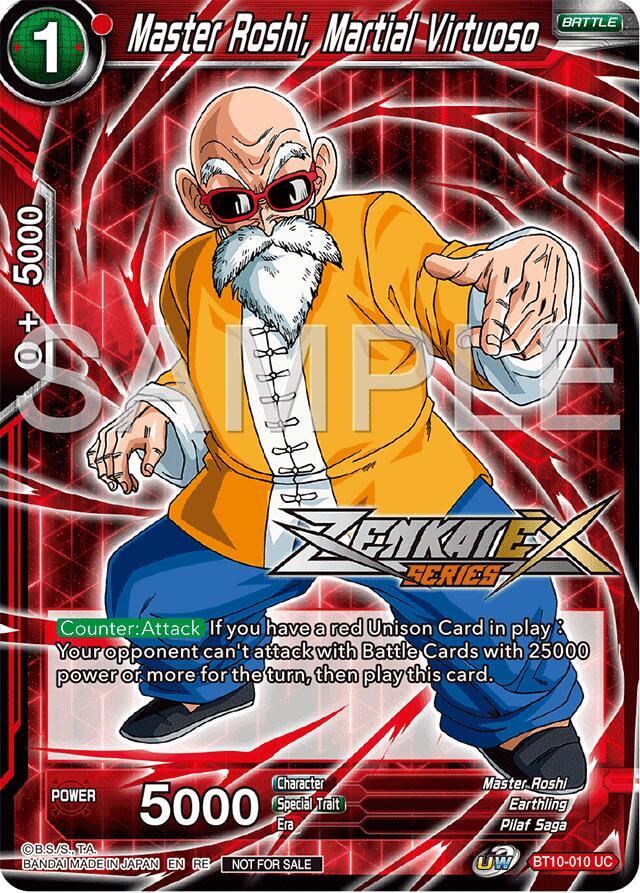 Master Roshi, Martial Virtuoso (Event Pack 15) BT10-010 card from Promotion Cards