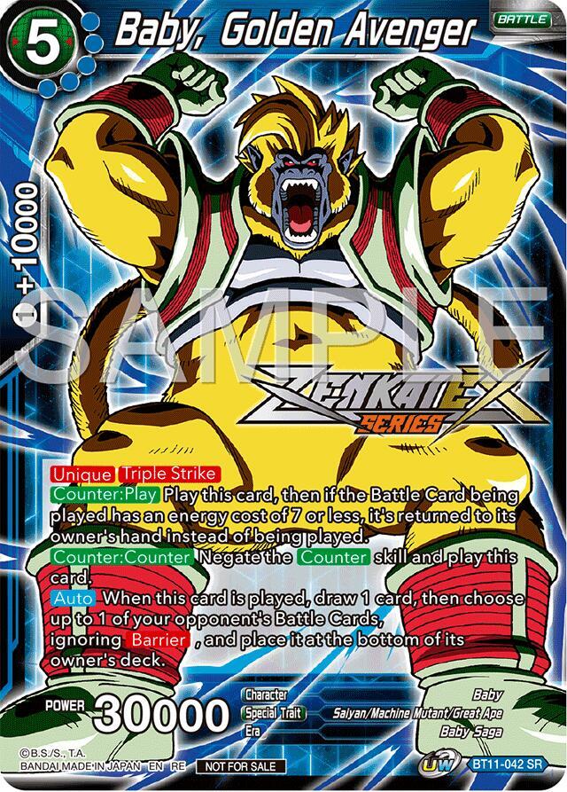 Baby, Golden Avenger (Event Pack 15) BT11-042 card from Promotion Cards