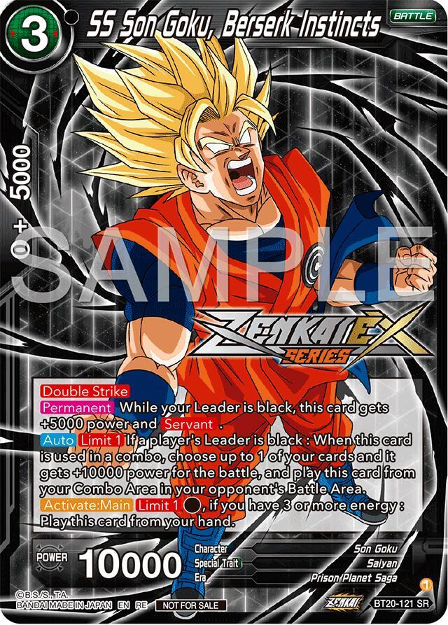 SS Son Goku, Berserk Instincts (Event Pack 15) BT20-121 card from Promotion Cards