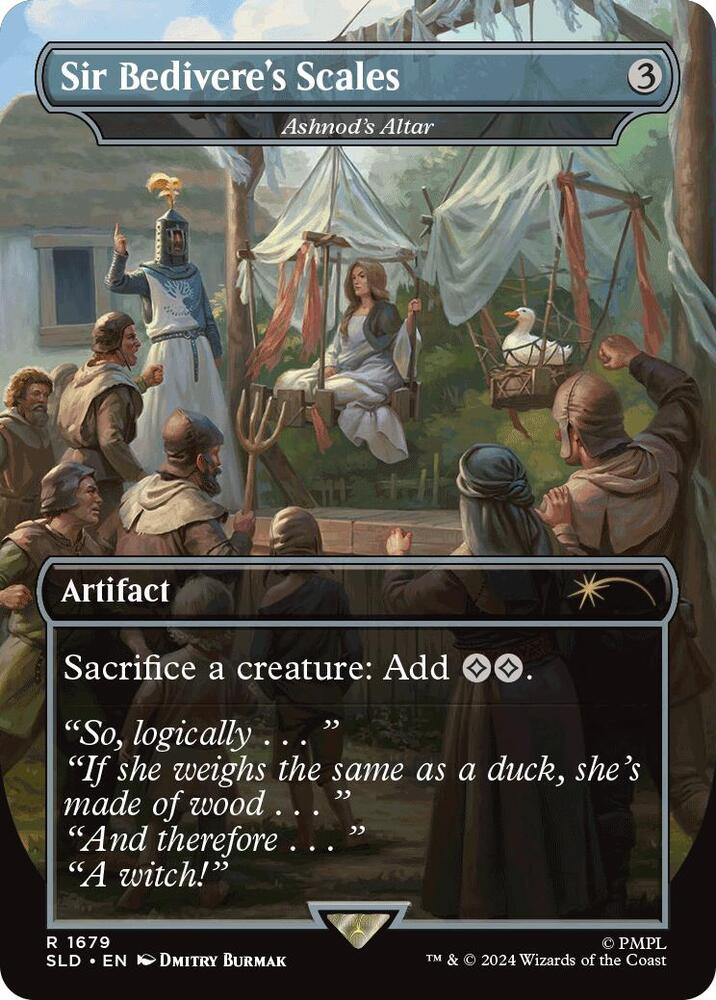 Sir Bedivere's Scales - Ashnod's Altar 1679 card from Secret Lair Drop Series