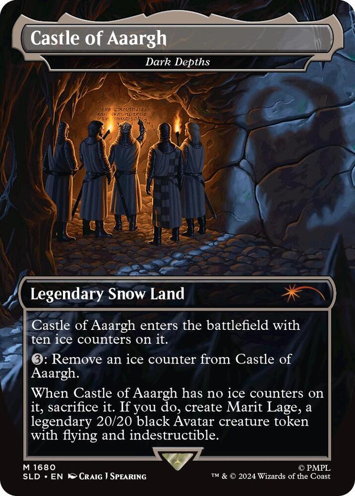 Castle of Aaargh - Dark Depths 1680 card from Secret Lair Drop Series