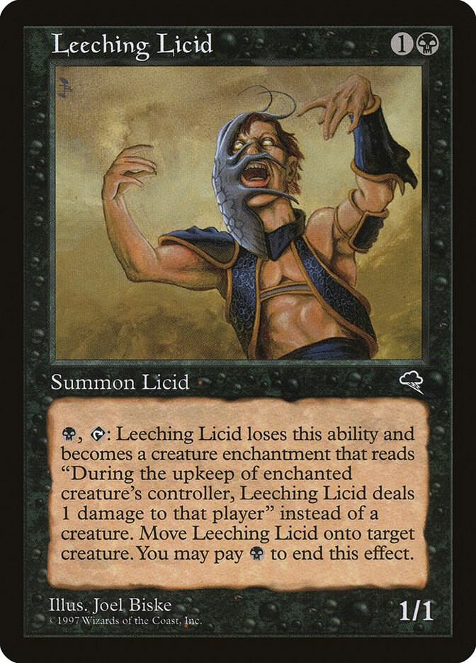 Leeching Licid 141 card from Tempest