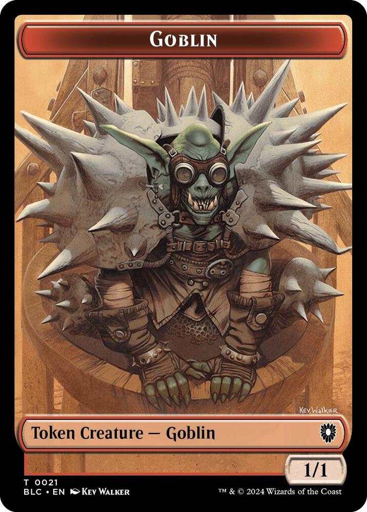 Goblin // Thopter Double-Sided Token 21 // 39 card from Commander: Bloomburrow