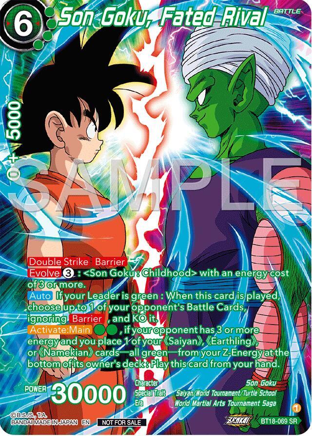 Son Goku, Fated Rival (Premium Alt-Art Card Set 2024 Vol.2) BT18-069 card from Promotion Cards
