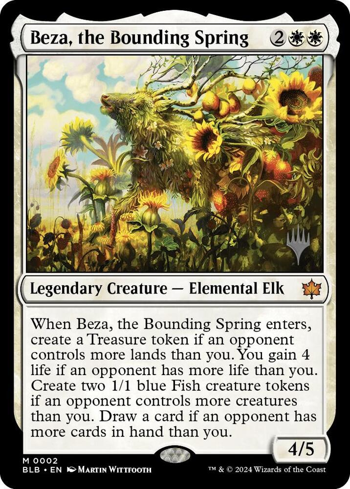 Beza, the Bounding Spring 2 card from Promo Pack: Bloomburrow