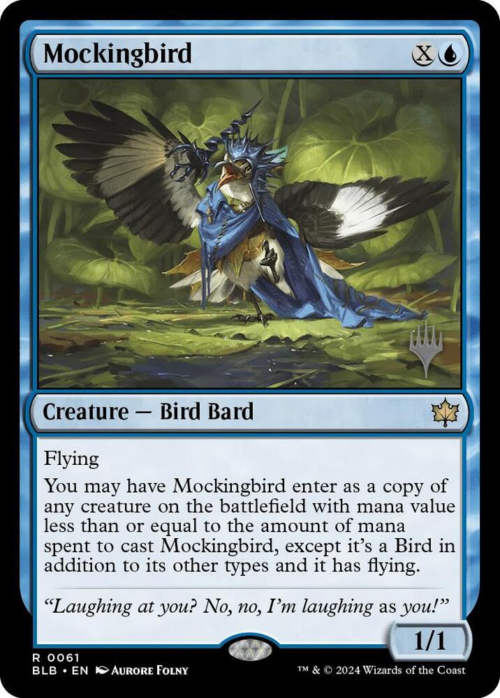 Mockingbird 61 card from Promo Pack: Bloomburrow