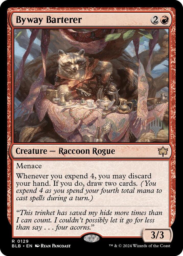 Byway Barterer 129 card from Promo Pack: Bloomburrow