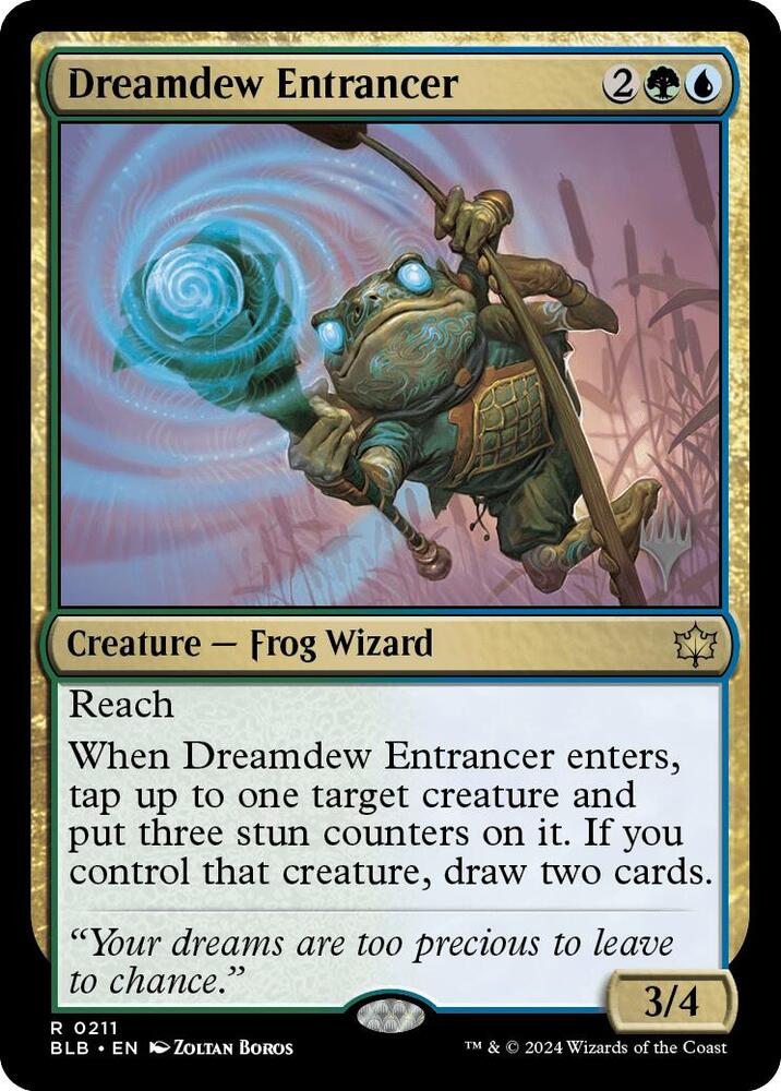 Dreamdew Entrancer 211 card from Promo Pack: Bloomburrow