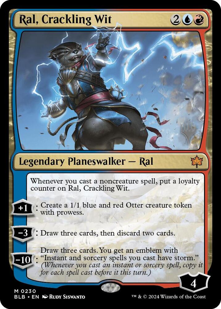 Ral, Crackling Wit 230 card from Promo Pack: Bloomburrow