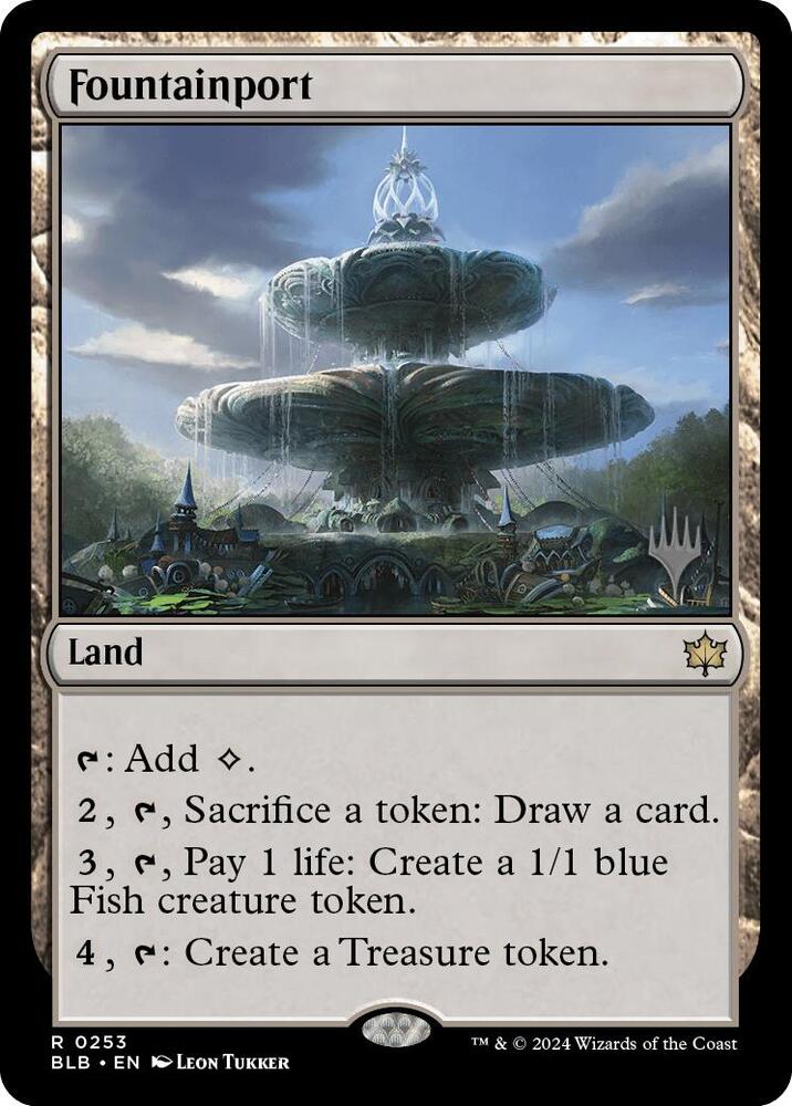 Fountainport 253 card from Promo Pack: Bloomburrow