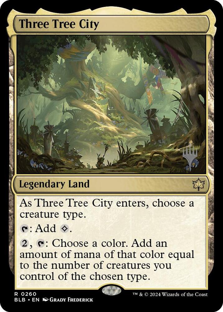 Three Tree City 260 card from Promo Pack: Bloomburrow