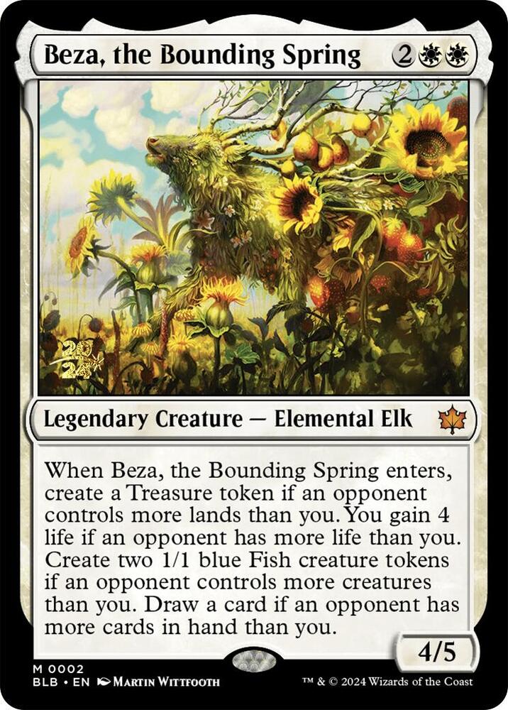 Beza, the Bounding Spring 2 card from Prerelease Cards