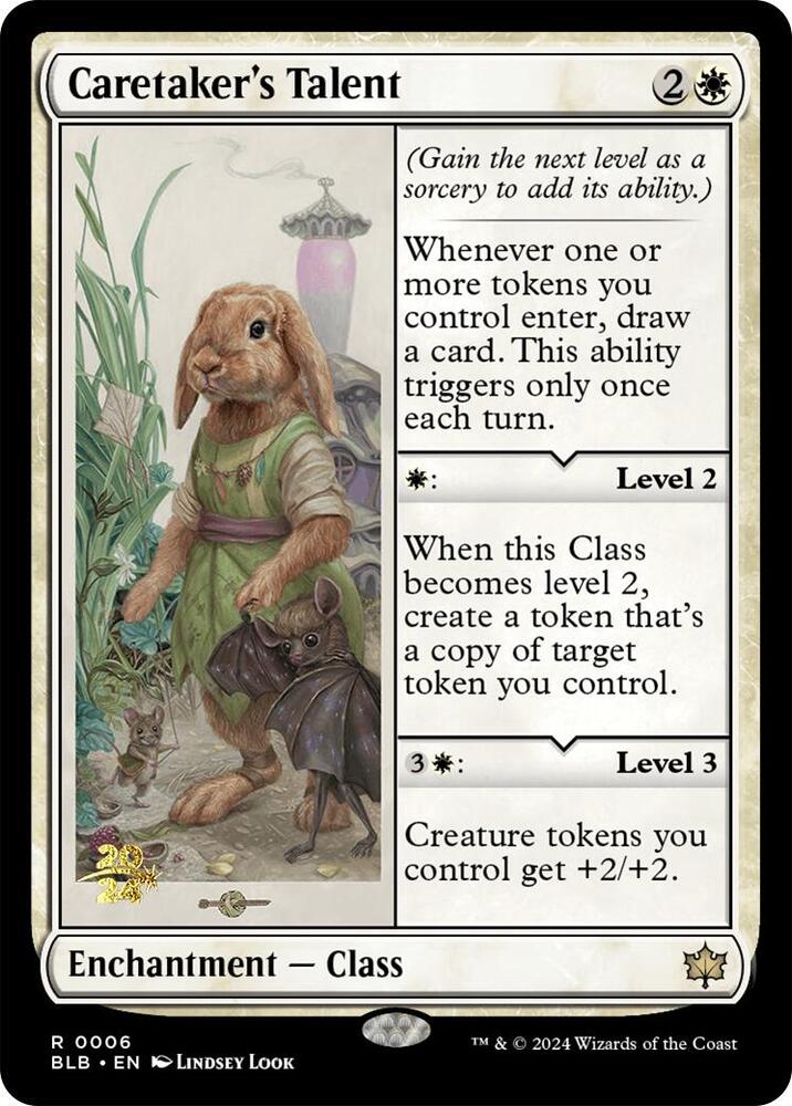 Caretaker's Talent 6 card from Prerelease Cards
