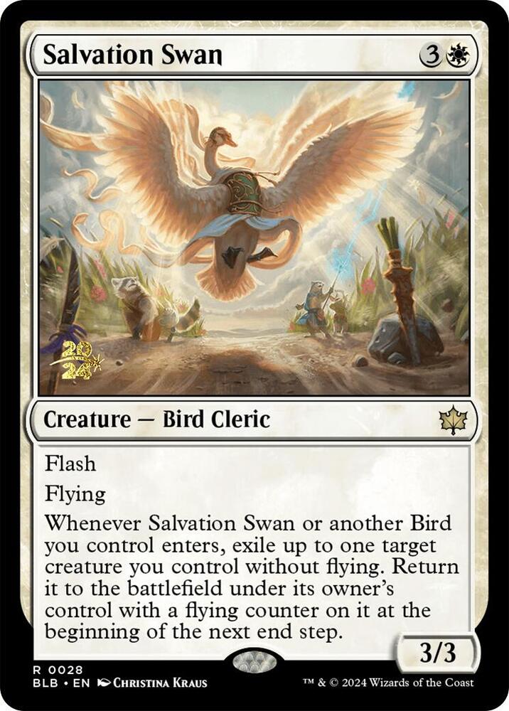 Salvation Swan 28 card from Prerelease Cards