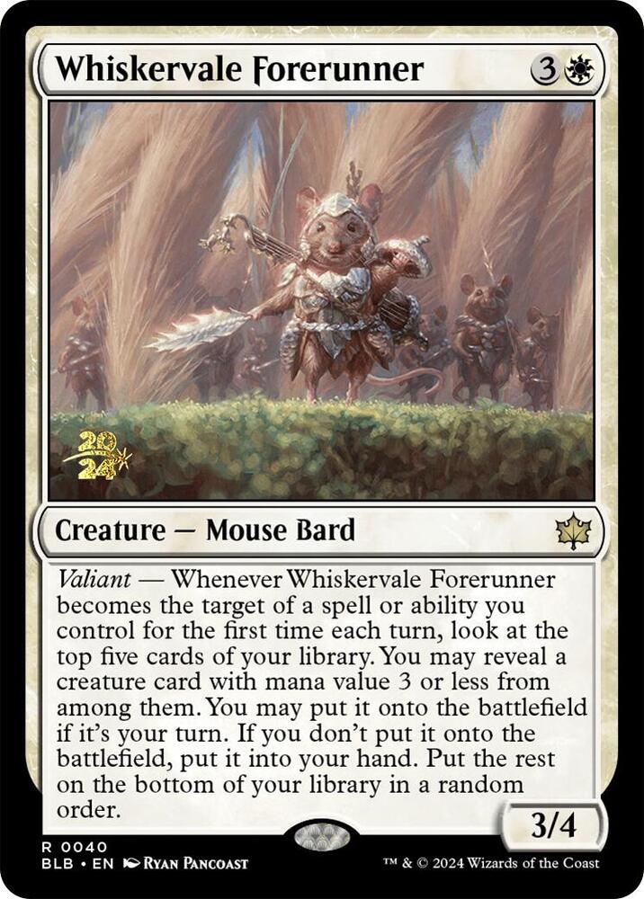 Whiskervale Forerunner 40 card from Prerelease Cards