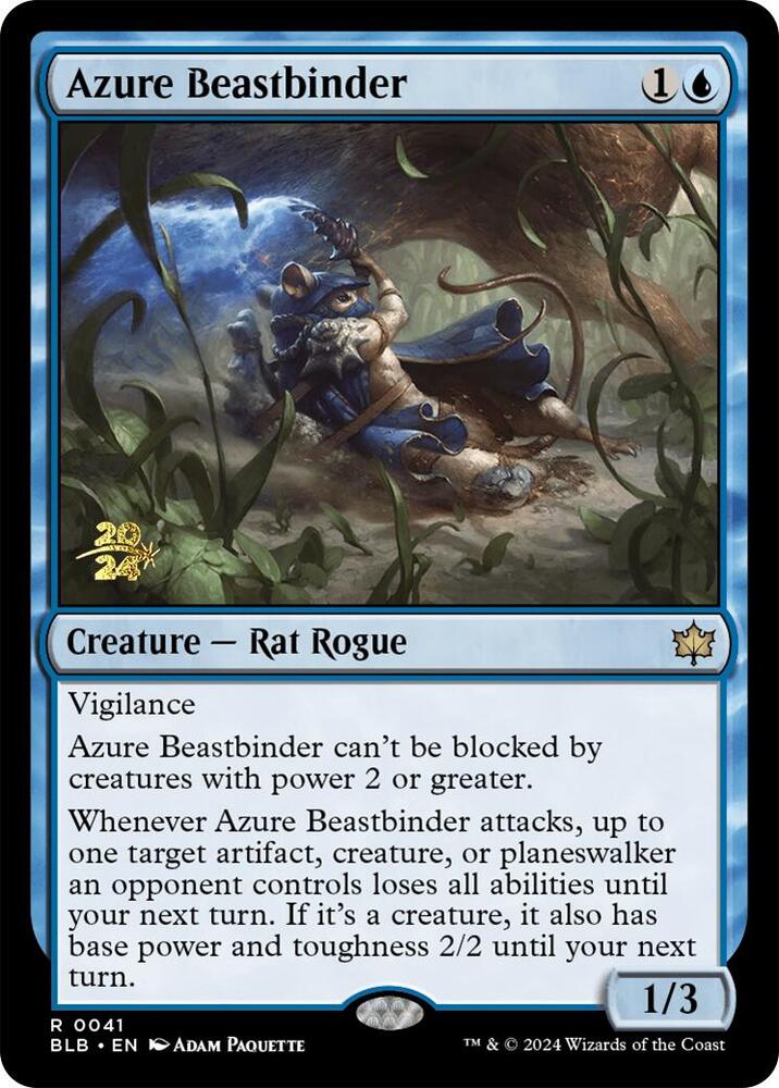 Azure Beastbinder 41 card from Prerelease Cards