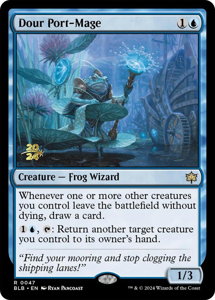 Dour Port-Mage 47 card from Prerelease Cards