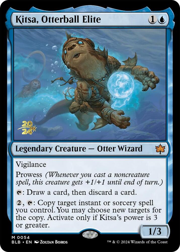 Kitsa, Otterball Elite 54 card from Prerelease Cards