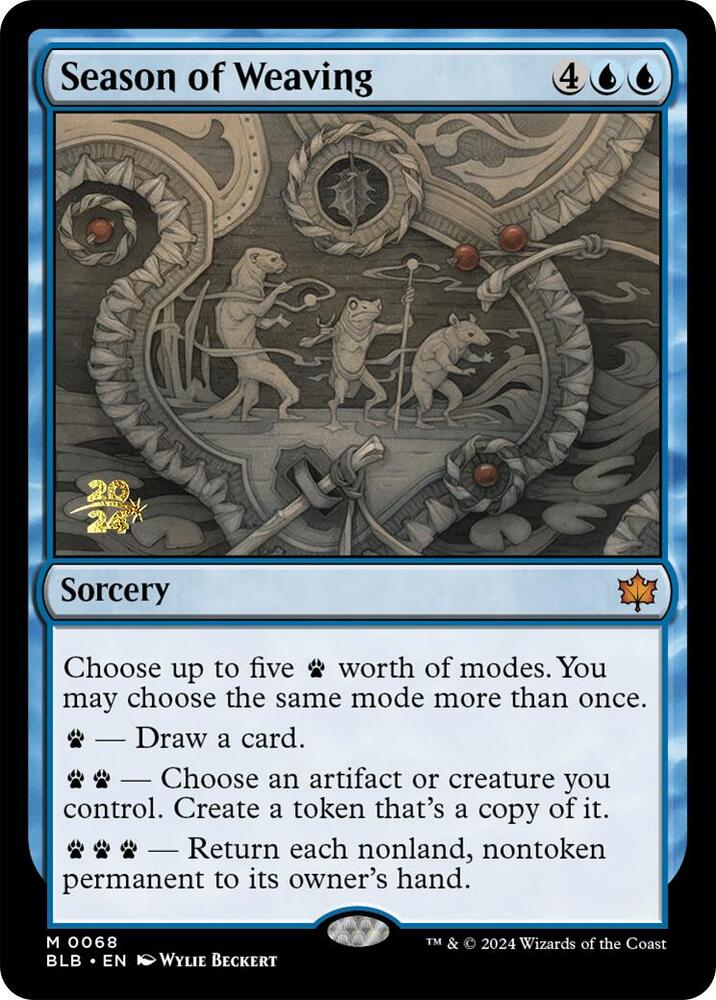 Season of Weaving 68 card from Prerelease Cards