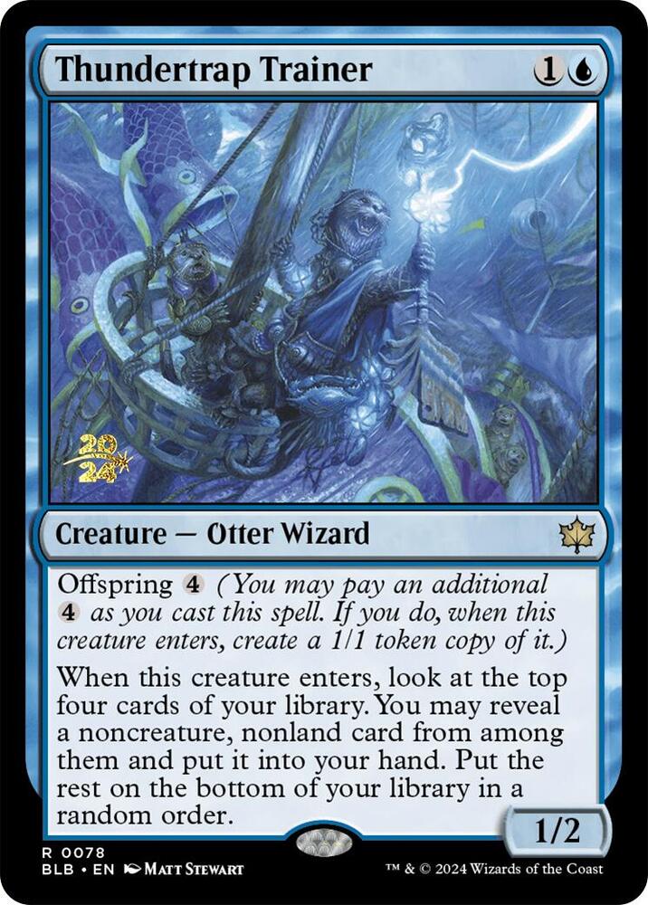 Thundertrap Trainer 78 card from Prerelease Cards