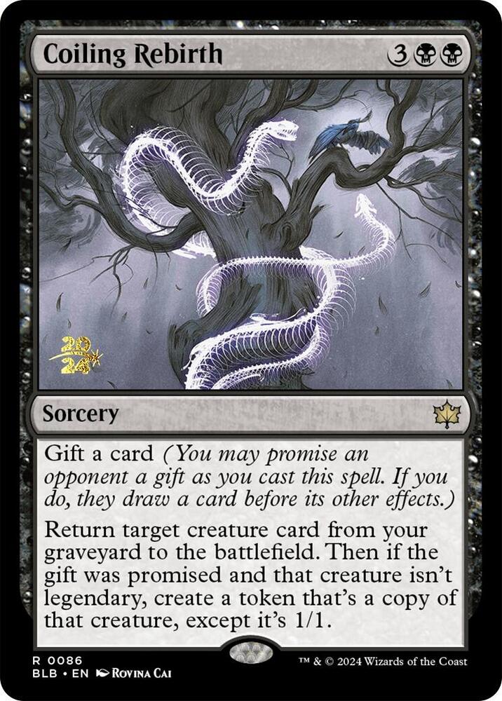 Coiling Rebirth 86 card from Prerelease Cards