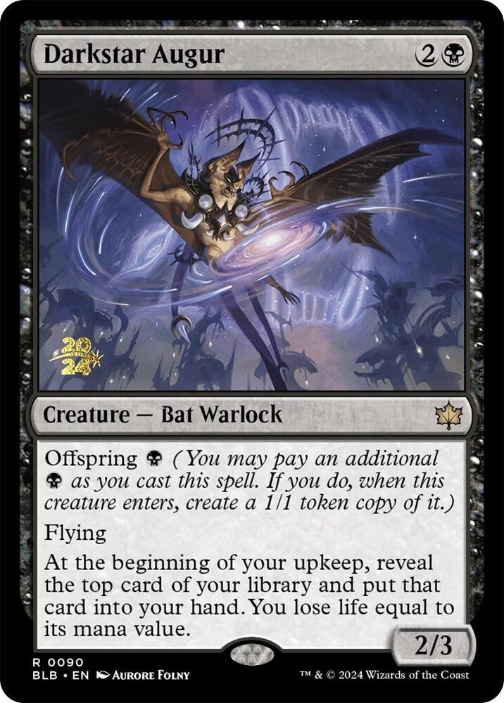 Darkstar Augur 90 card from Prerelease Cards